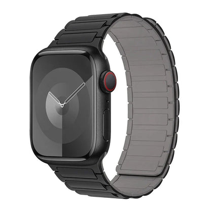 Magnetic Loop Band for Apple Watch, Compatible with 44mm, 40mm, 49mm, 45mm, 41mm, and 38mm Silicone Straps, Compatible with iWatch Series 9/8/7/6/5/4/3/SE/Ultra 2, Parallel Import