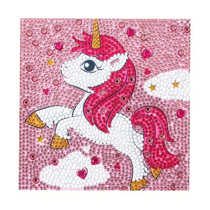 1 Easy 5D Cute Animal Diamond Painting Digital Kit Gift, Color Number: DX009, Parallel Import