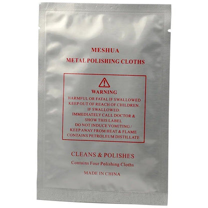 Efficient Cleaning Polishing Cloth, Soft Wet Wipes, Watch Repair Tool for Watchmakers, Silver and Gold Jewelry, and Smartphones, Color: 4 Tablets per Pack, Parallel Import