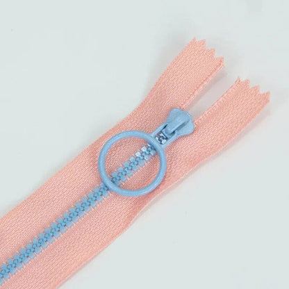 (Set of 10) Small Colored Zipper Hand Pockets/Pencil Cases, 3# Resin Zippers, Closed Tail, Self-Locking, Color Contrast, Size: 3cm, Parallel Import