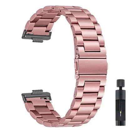 Stainless Steel Metal Band Replacement Strap for Huawei Watch Fit 3/Fit 2, Band Color: Parallel Import
