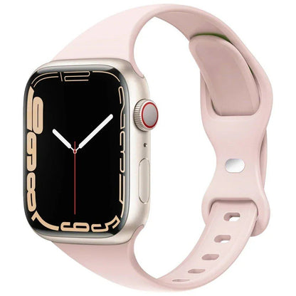 Waterproof Slim Silicone Sport Band for Apple Watch Ultra 49mm/Series 9-8-7 (41mm/45mm/44mm/40mm) - Compatible with iWatch 10 (46mm/42mm) Band Color: mm; Ships from: Parallel Import