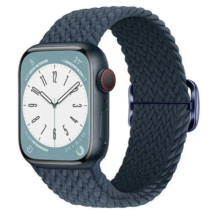 アップルウォッチUltra 2用ナイロンストラップ バンド 49mm 40mm 44mm 41mm 38mm 45mm対応 伸縮ブラidedループ ブレスレット iWatchシリーズ9/8/7/6/SE/5/4対応 バンドカラー：mm 並行輸入品