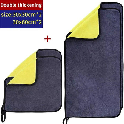 1/3/5-Count Microfiber Cleaning Towels, Car Cleaning Cloths, Professional Microfiber Car Drying Towels, Car Wash Towels, Accessories, Color: 30, Parallel Import