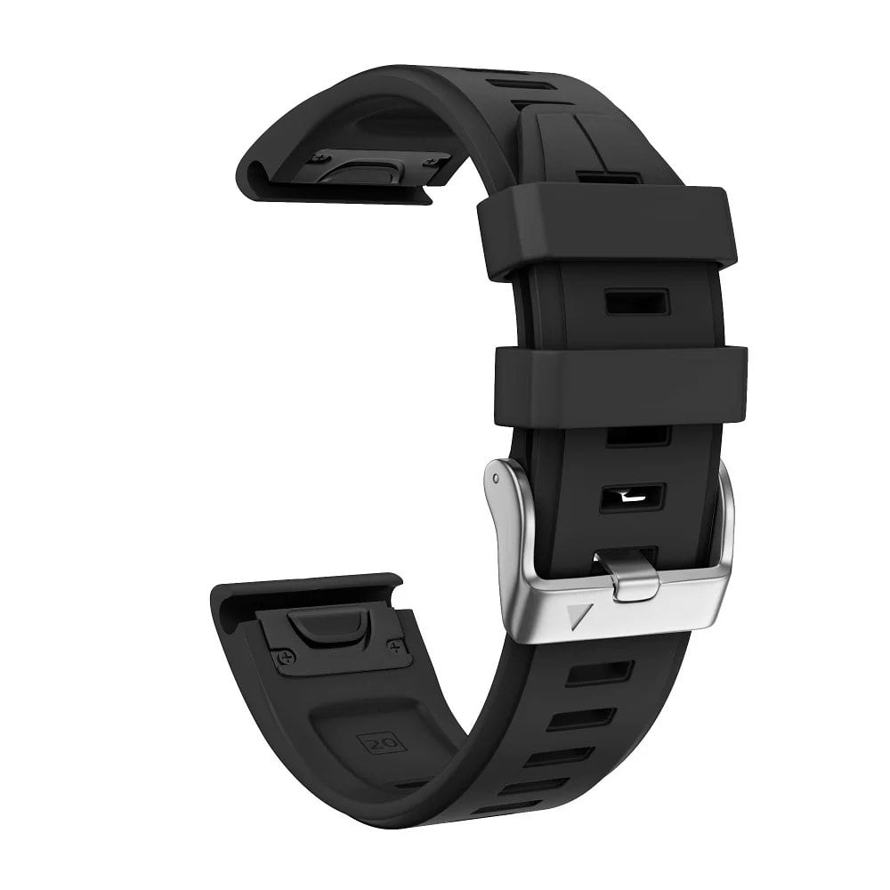 ANBEST 20mm Soft Silicone Quick Release Watch Band for Fenix 5S/6S, Easy to Install, Compatible with Fenix 6S/6S Pro/5S Plus, Band Color: 20mm; Band Width: 20mm, Parallel Import