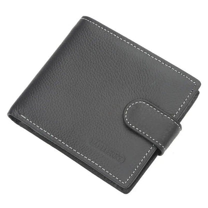 本革 メンズ財布 クラシック 無料刻印 ジッパー付き カードホルダー 高級ブランド 品質 男性用 ギフト対応 色：ブラ 並行輸入品