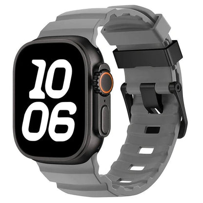 アップルウォッチUltra 10 9 8 7 6 5 SE用 高級ソフトシリコンバンド トレイルストラップ 46mm 45mm 49mm 44mm対応 リストバンド アクセサリー バンドカラー：mm 並行輸入品