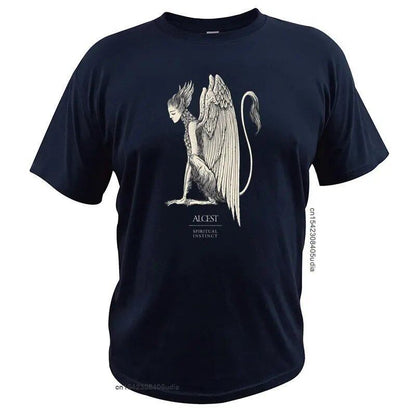 スピリチュアル・インスティンクトTシャツ アルセスト アルバムTシャツ フレンチ・ポストメタルバンド 綿100% 快適着心地 EUサイズ トップス メンズ レディース Tシャツ サイズ： 並行輸入品