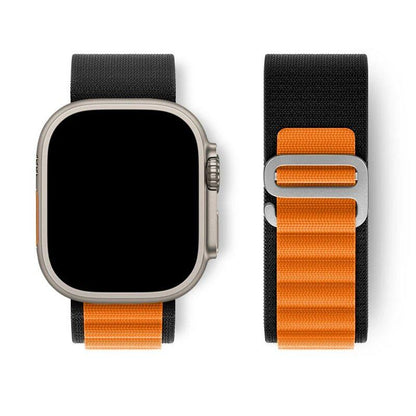 Apple Watch Ultra用アルパインループストラップ 49mm 45mm 46mm 44mm 41mm 42mm 40mm対応 ナイロンブレスレット シリーズ10/9/8/7/SE/6/5/4/3対応 サイズ： 並行輸入品