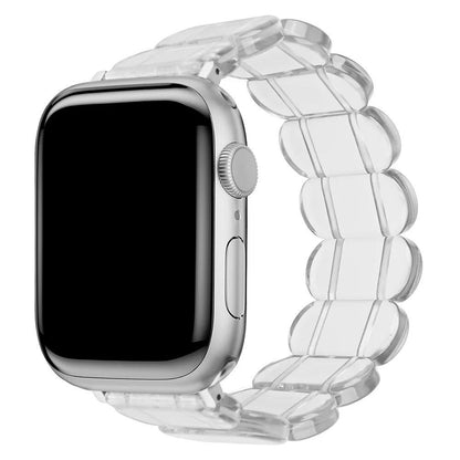 Resin strap for Apple Watch, compatible with 38mm, 40mm, 41mm, 42mm, 44mm, 45mm, and 49mm iWatch series (9/8/7/SE/6/5), band color: mm, parallel import