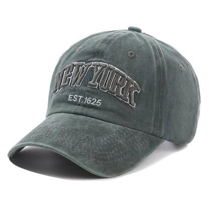 2025 New York Washed Cotton Cap for Men and Women, Snapback Cap, Baseball Cap, Sun Hat, Newsboy Cap, Dad Hat, Outdoor Cap, Parallel Import