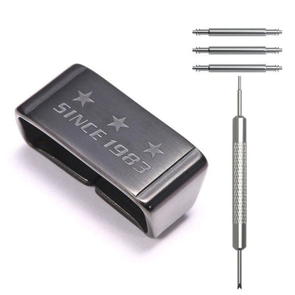 18/20/22/24mm Metal Watch Strap Holder Loop for Casio G-Shock GWG1000, GG1000, GA110/700, DW5600/6900, Band Keeper Ring, Band Color: mm; Ships from: Parallel Import