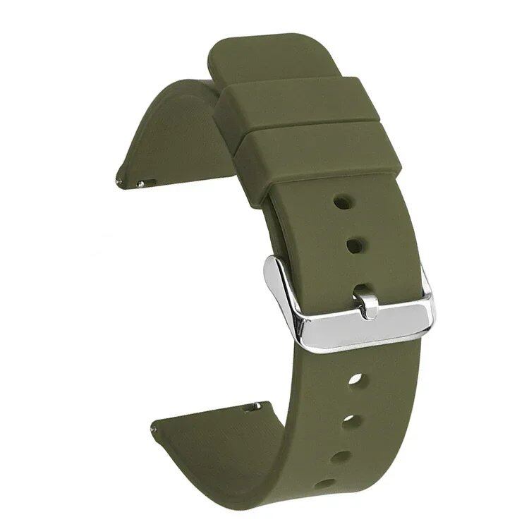 Compatible with Huawei GT2/GT3, 14/16/18/20/22/24mm, Quick Release Silicone Band, Universal Sports Watch Strap, Unisex Bracelet for Men and Women, Band Color: mm, Parallel Import