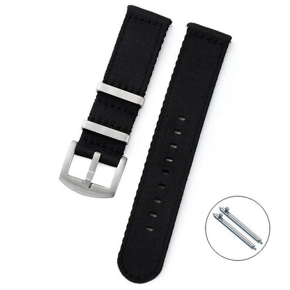 20mm/22mm Nylon Watch Strap, Premium Smooth Soft Nylon Sport Replacement Band, Quick Release, Universal Canvas Bracelet, Band Color: Amm, Parallel Import