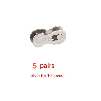 Universal Bicycle Chain Connector for 1/6/7/8/9/10/11 Speed Mountain/Road Bikes, Quick Link, Chain Master, Cycling Parts, Color: Parallel Import