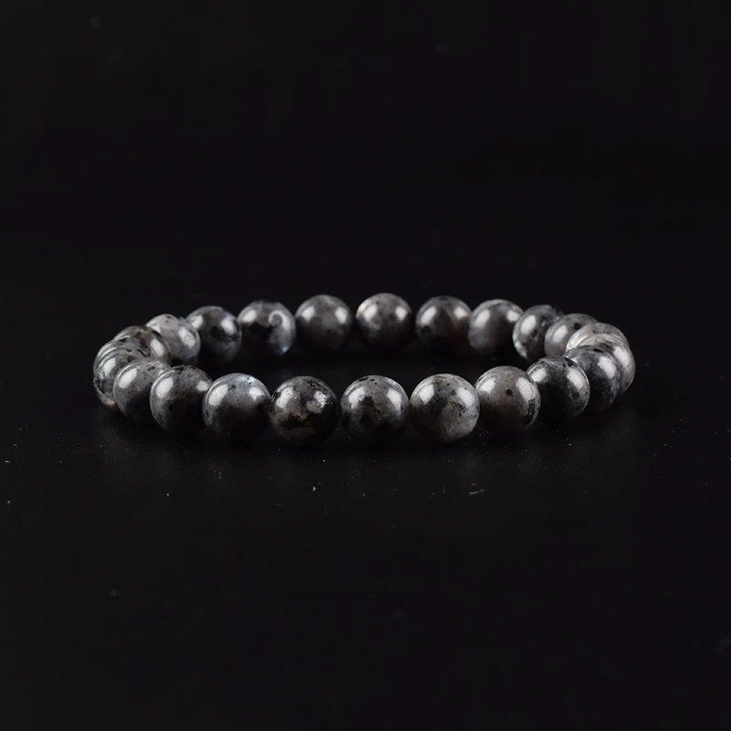 Natural Aquamarine and Agate Bead Bracelet for Women, Single Circle Crystal Bracelet, Romantic, Casual, Yoga, Meditation, Gift, Long, Parallel Import