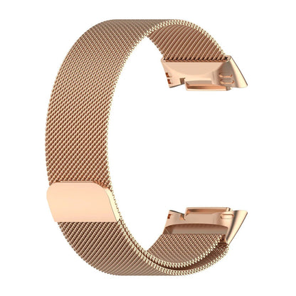 Milanese Loop Band Replacement for Fitbit Charge 6/5, Stainless Steel Magnetic Bracelet, Fitbit Charge 5 Strap, Band Color: Parallel Import