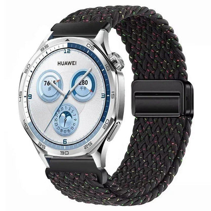 22mm Nylon Loop Strap for Huawei Watch GT5 Pro / GT4 / GT3 / GT2e (46mm) - Compatible with Huawei Watch 4 / 3 Pro Wristband Accessory, Band Color: ; Band Width: 22mm, Parallel Import
