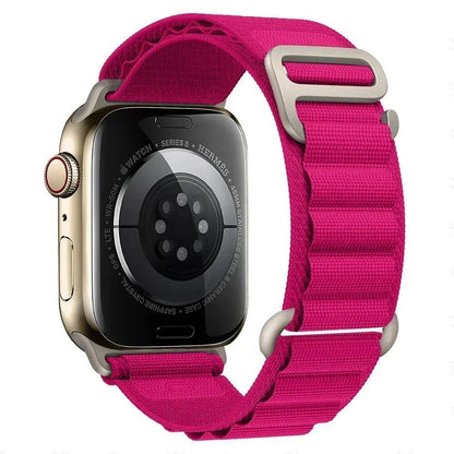 アップルウォッチ アルパインバンド ストラップ 49mm 45mm 44mm 40mm 41mm 42mm ナイロン ベルト iWatch シリーズ9 8 SE 4 3 7 6 5対応 サイズ： 並行輸入品