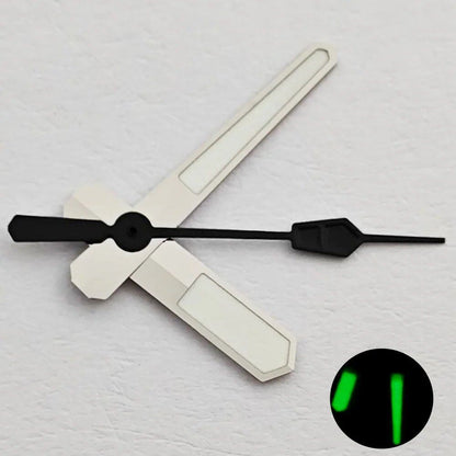 Riccias NH35 Watch Hands, Silver, Black, Gold, Rose Gold, Green Luminous, Compatible with NH35 and NH36 Movements, Parallel Import