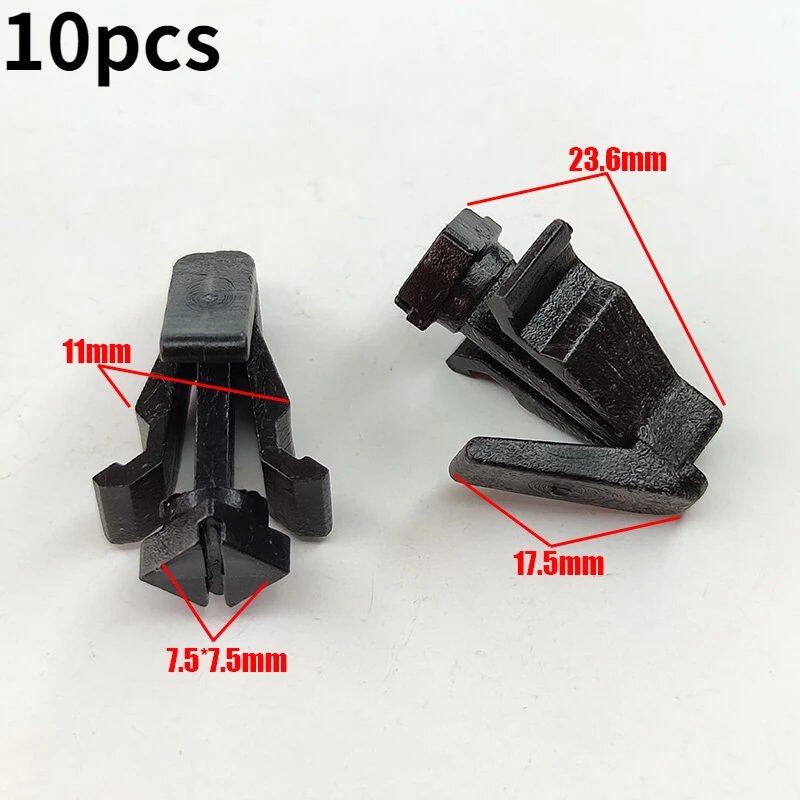 Pack of 10/20/30 Clip Grille Retainers (76882-0M060, 768820M060) for Nissan Frontier, Navara D22, and Sunny B14 (1998-2005) - 0 Fasteners per Pack (Parallel Import)
