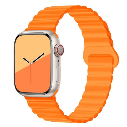 Apple Watch用シリコンループマグネットストラップ - 対応モデル: 44mm/40mm/45mm/49mm/41mm/42mm/46mm (iWatch Series 8/SE/6/7/Ultra 2/9/10対応) ブレスレットバンド バンドカラー：mm;発送元： 並行輸入品