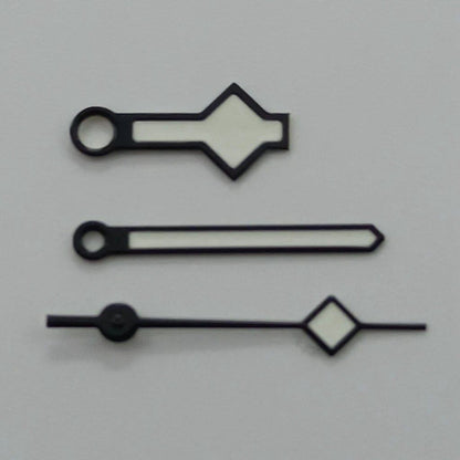Silver, Gold, Rose Gold, and Black Watch Hands with Snowflake Design, Luminous Compatible with NH35, NH36, 7S26, 7S36, 4R35, and 4R36 Movements, Parallel Import