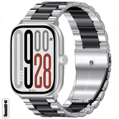 Adjustable Stainless Steel Metal Strap for Redmi Watch 5/Redmi Watch 4, Xiaomi Mi Band 9 Pro/Mi Band 8 Pro, Parallel Import