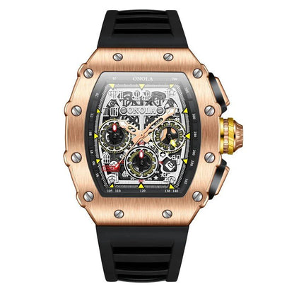 ONOLA Brand Luxury Men's Watch, Multi-Function Sports Watch, Waterproof, Luminous, Sport &amp; Casual, Quartz Watch, Parallel Import