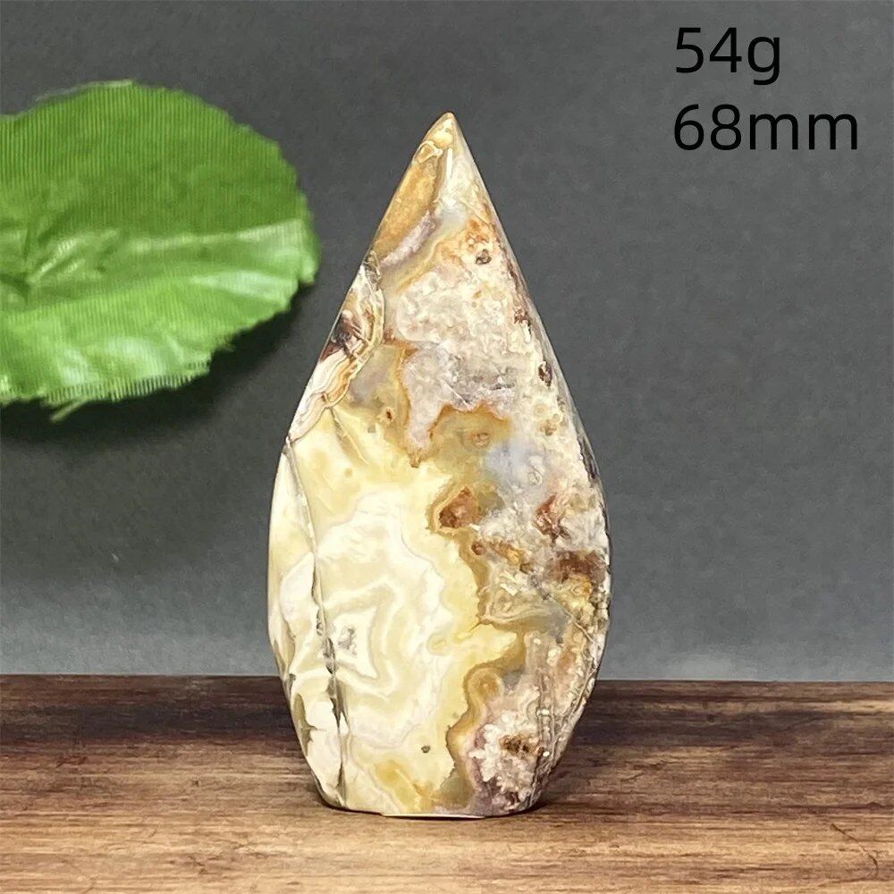 メキシコ産天然アゲートクリスタル装飾品 ホリデーギフト 瞑想チャクラエネルギー パワーストーン ミネラル ホームデコレーション カラー： 並行輸入品