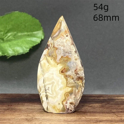 メキシコ産天然アゲートクリスタル装飾品 ホリデーギフト 瞑想チャクラエネルギー パワーストーン ミネラル ホームデコレーション カラー： 並行輸入品