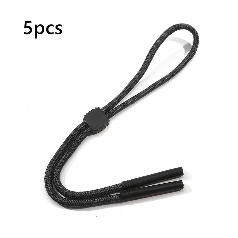 1/5 Piece Non-Slip Sunglasses Rope, Unisex Outdoor Sports Glasses Cord for Men and Women, Eyewear Strap, Elastic Polyester Neck Cord, Parallel Import