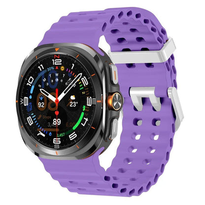 Galaxy Watch Ultra Marine Band, Silicone Sport Bracelet, Genuine Samsung Galaxy Watch 7 Ultra 47mm Strap, Band Color: ; Band Width: Galaxy Watch Ultra, Parallel Import