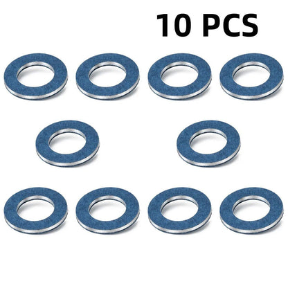 Set of 10/20/50/100 Oil Drain Sump Platform Gaskets, Washers, 12mm Hole, Seal Rings, 90430-12031, for Toyota Camry, Colora, and Lexus. Color: 0. Parallel Import.