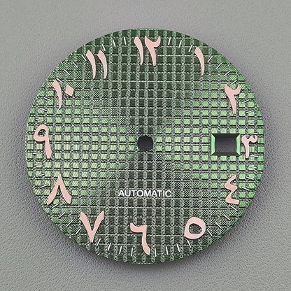 High-quality 31.8mm Arabic Numeral S Dial for NH35/NH36 Movements, Watch Accessories, Maintenance Tool, Parallel Import