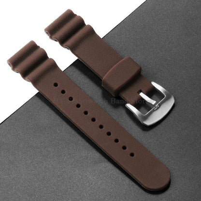 22mm Watch Strap for Seiko 007, Omega Dive Watch, Tudor Sport, Men's Waterproof Rubber Bracelet, Band Color: 22mm; Band Width: 22mm, Parallel Import