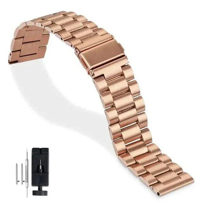 24mm Metal Strap for Suunto 9 / 7 Baro / D5 / Spartan Sport Wrist HR / Baro Smartwatch - Stainless Steel Bracelet Band, Band Color: Parallel Import