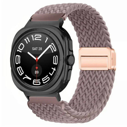 Replacement Nylon Loop Strap for Samsung Galaxy Watch Ultra (47mm) with Magnetic Buckle, Compatible with Galaxy Watch 7 Ultra, Band Color: Compatible with Galaxy Watch Ultra; Band Width: Compatible with Galaxy Watch Ultra (Parallel Import)