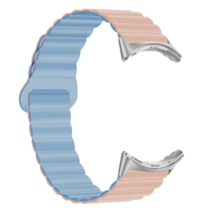 Replacement Magnetic Loop Strap for Google Pixel Watch 1/2, Silicone Sport Band, Band Color: Black, Band Width: Parallel Import