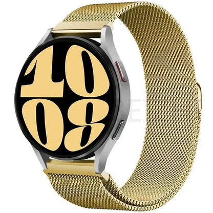 Compatible with Samsung Galaxy Watch 5/6/4/Classic, 22mm/20mm Metal Milanese Loop Magnetic Star-Like Bracelet, Hubai GT4/3/2e Strap, Size 2, Parallel Import