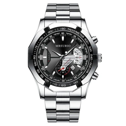 UTHAI Men's Watch, Lightweight and Stylish, Trendy, with Night Light, Calendar, Business Style, Quartz Movement, Parallel Import