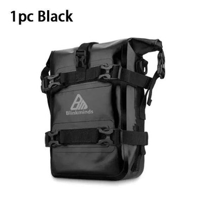1/2-Piece Motorcycle Bumper Bag for BMW R1200GS R1250GS ADV, Honda NC750X, CB500X, Waterproof Crash Bar Bag, Bumper Repair Tool Bag (Parallel Import)