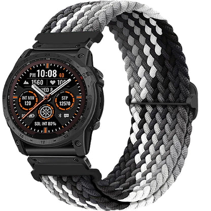 Nylon Loop Strap for Garmin Fenix 8/7/6 Pro/5 Plus, QuickFit Band, 22mm/26mm, Compatible with Garmin Smartwatches 3HR 945, Epix Gen 2, Band Color: mm, Parallel Import