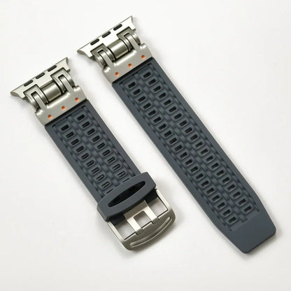 Silicone Sport Band for Apple Watch Ultra2 (49mm, 46mm, 45mm, 44mm) - Compatible with iWatch Series 10/9/8/7/6/5/4/3/2/1 and 42mm Models. Sizes: 42mm, 44mm, 45mm, 46mm, 49mm; Band Colors: Parallel Import