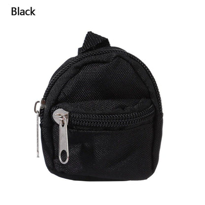 1/6 Scale Miniature Bag Toy for BJD Dolls, Cute Floral School Bag, Dollhouse Decor, Backpack, Doll Clothes Accessory, Parallel Import