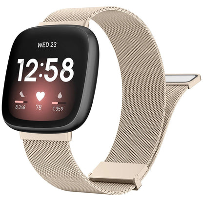 Milanese-style Metal Magnetic Strap for Fitbit Versa 3/4/Sense/Sense 2 (Imported)
