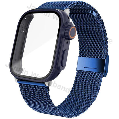 Stainless Steel Strap + Ultra Case for Huawei Watch Fit 3, Metal Milanese Strap Watch Band Accessory, Band Color: Compatible with Huawei Watch Fit 3, Band Width: Parallel Import