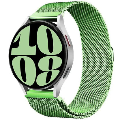 Compatible with Samsung Galaxy Watch 5/6/4/Classic, 22mm/20mm Metal Milanese Loop Magnetic Star-Like Bracelet, Hubai GT4/3/2e Strap, Size 2, Parallel Import