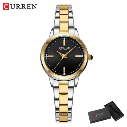 Karlen Women's Simple Dial Bracelet Quartz Watch, Stylish and Elegant, Color: Parallel Import