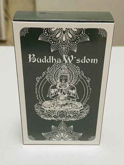 Buddha's Wisdom Oracle Cards, 54 Cards, English Edition, Spiritual Deck for Women, Divine Guidance and Inspiration, Color: Parallel Import